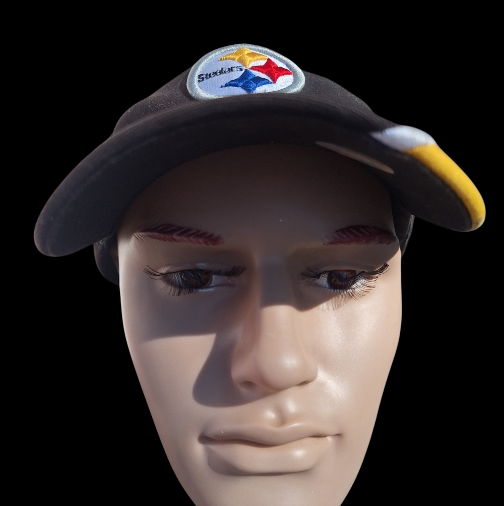 Pittsburgh Steelers baseball-style cap official NFL Charcoal  Velcro Closure - Picture 4 of 13